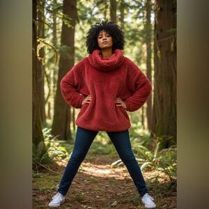 [L-XL] Nadya Toto OVERSIZED Teddy bear coat